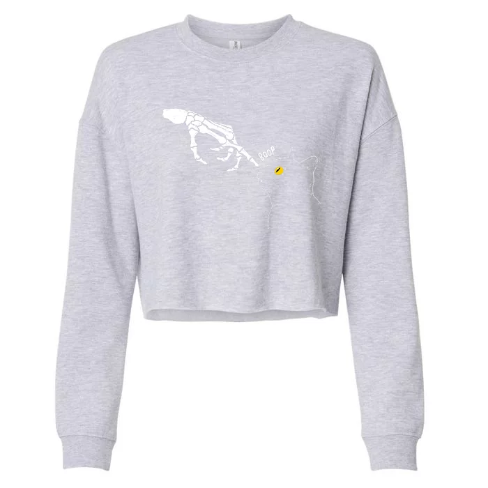 Spooky Boop Cropped Pullover Crew