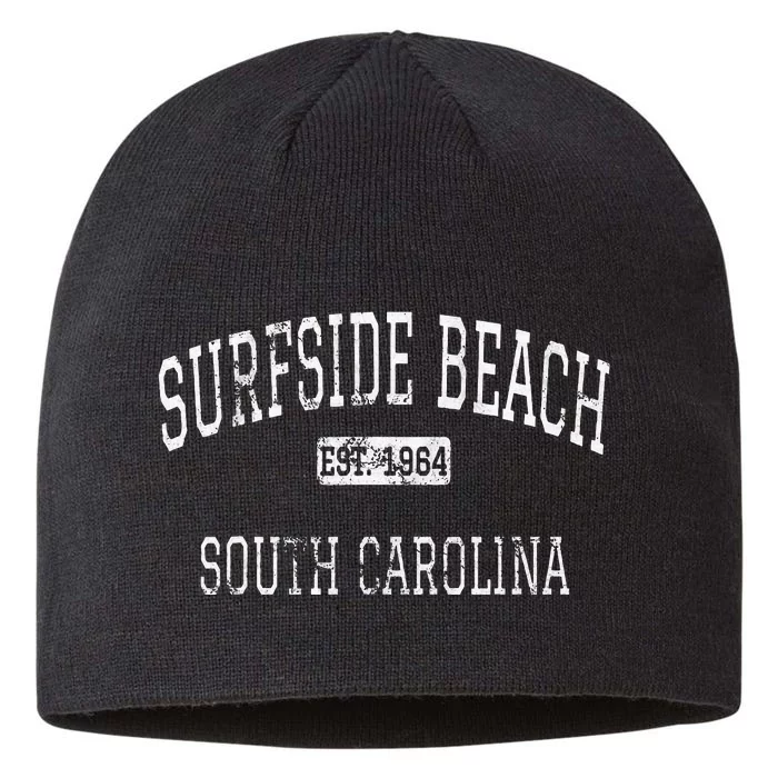 Surfside Beach South Carolina Sc Vintage 8 1/2in Sustainable Knit Beanie