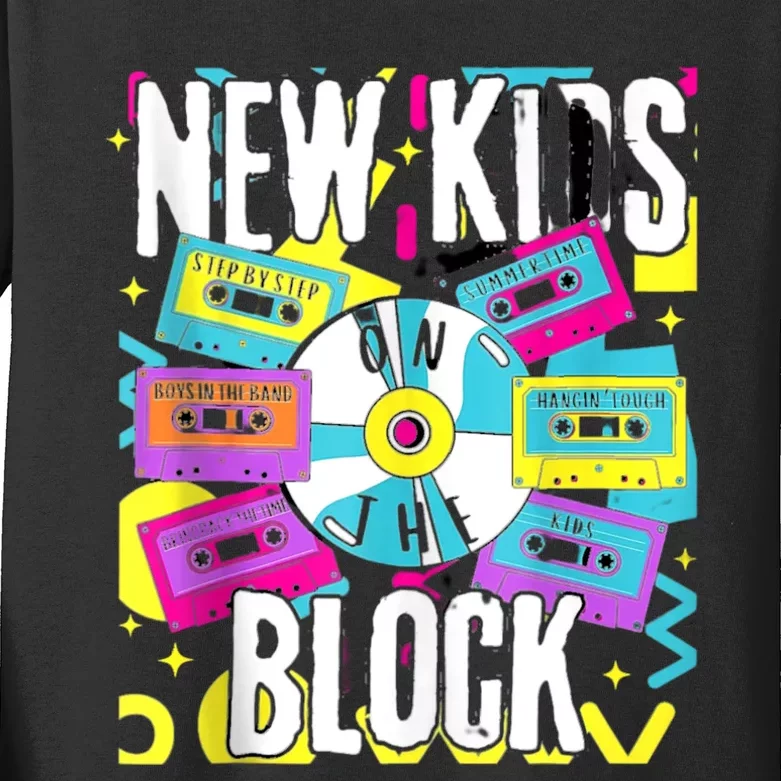 Step By Step Summertime New Music Kids Long Sleeve Shirt