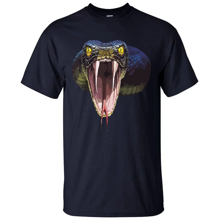 Scary Black Snake Halloween Costume Gift Tall T-Shirt