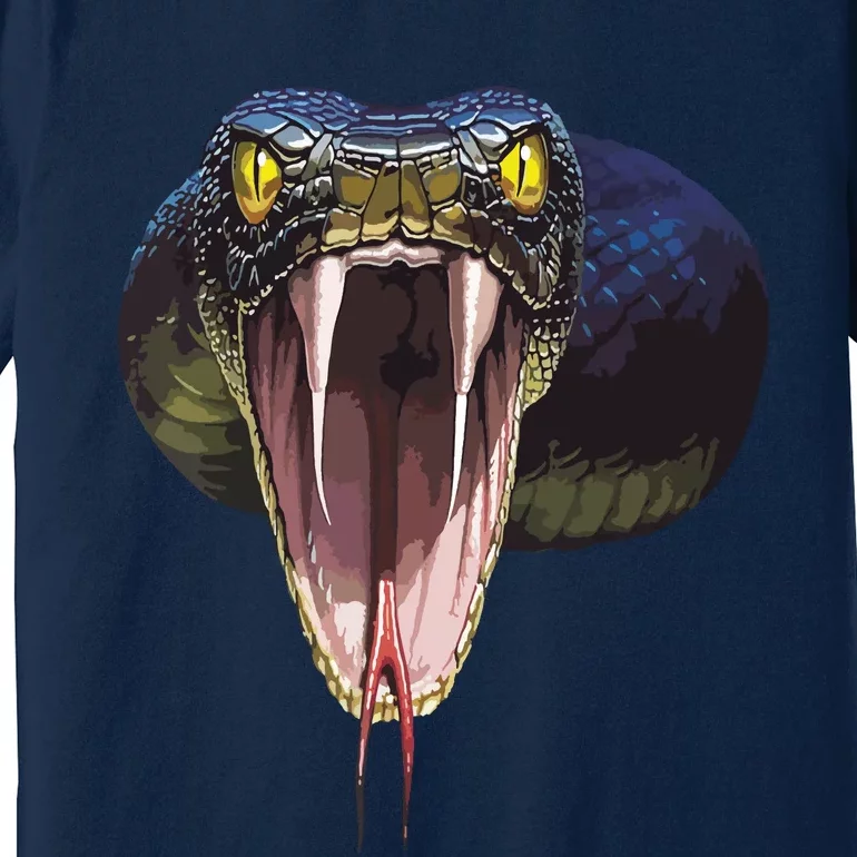 Scary Black Snake Halloween Costume Gift Premium T-Shirt