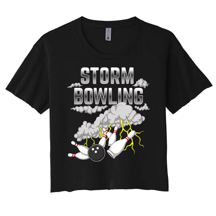 Strom Bowling Women's Crop Top Tee