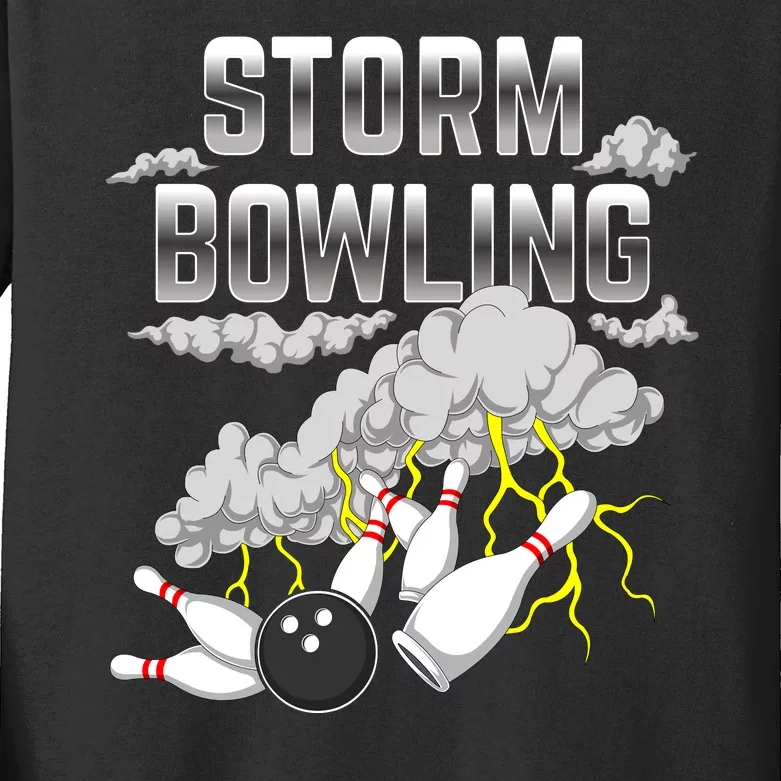 Strom Bowling Kids Long Sleeve Shirt