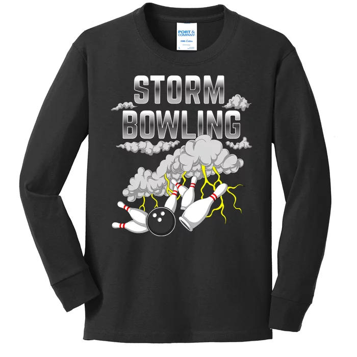 Strom Bowling Kids Long Sleeve Shirt