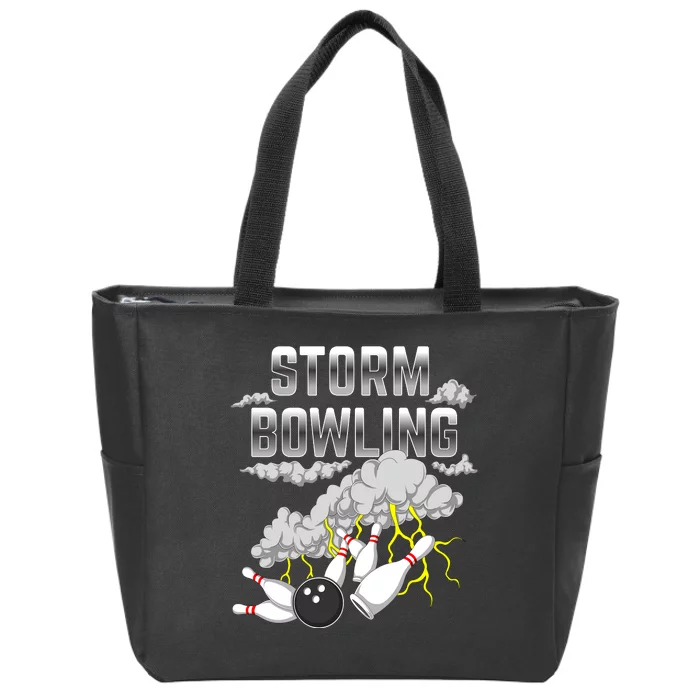 Strom Bowling Zip Tote Bag