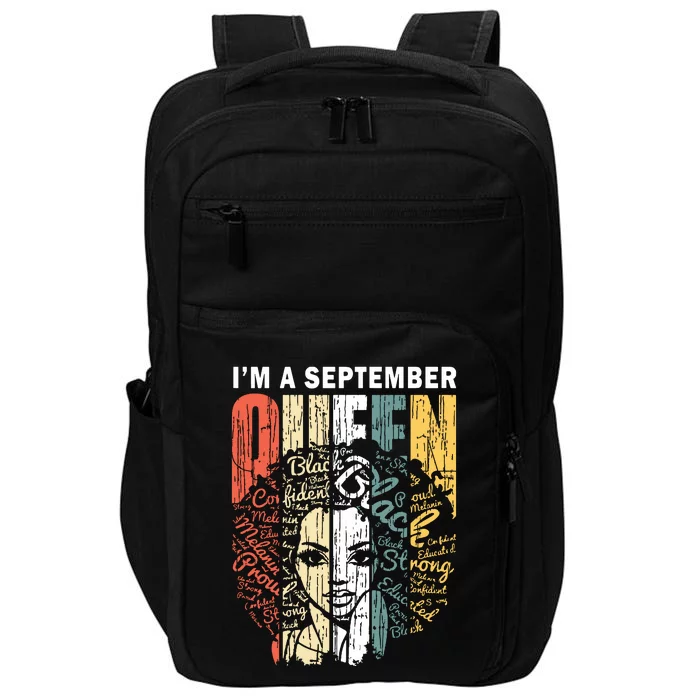 September Birthday Shirts For Women Virgo Gifts Girl Impact Tech Backpack