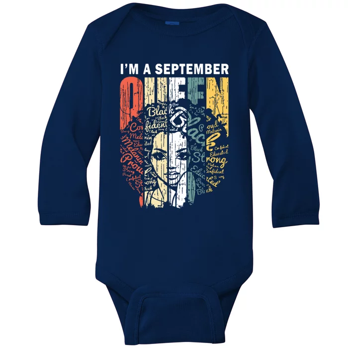 September Birthday Shirts For Women Virgo Gifts Girl Baby Long Sleeve Bodysuit