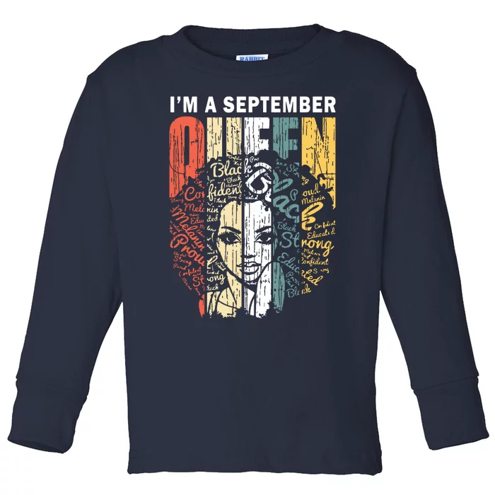 September Birthday Shirts For Women Virgo Gifts Girl Toddler Long Sleeve Shirt