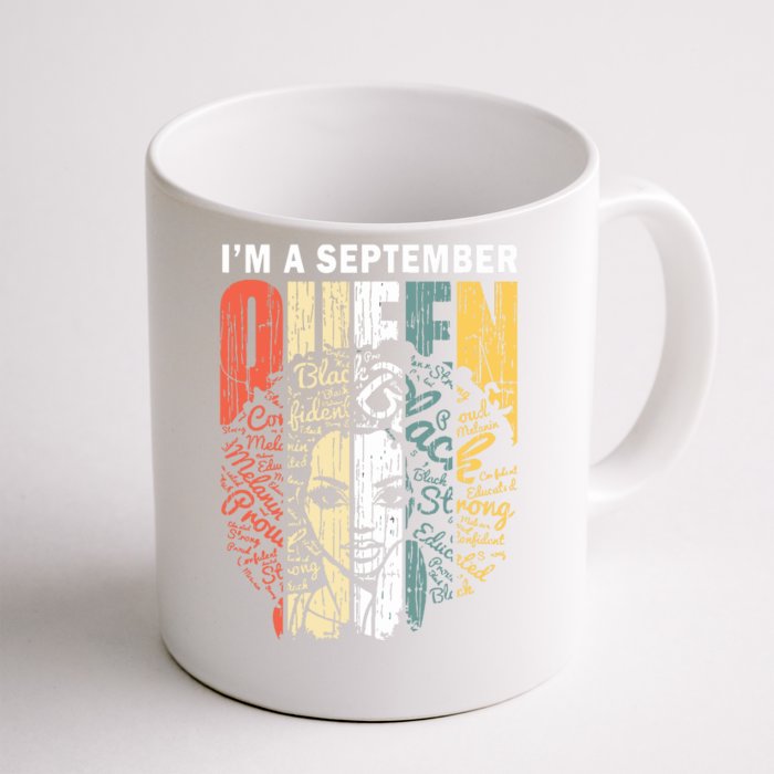 September Birthday Shirts For Women Virgo Gifts Girl Front & Back Coffee Mug