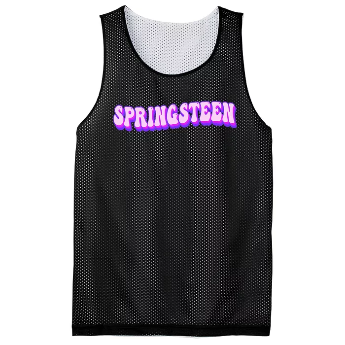 Spring Break Springsteen Vacay Spring Mesh Reversible Basketball Jersey Tank