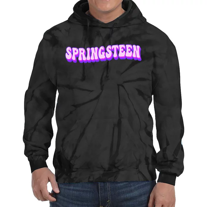 Spring Break Springsteen Vacay Spring Tie Dye Hoodie