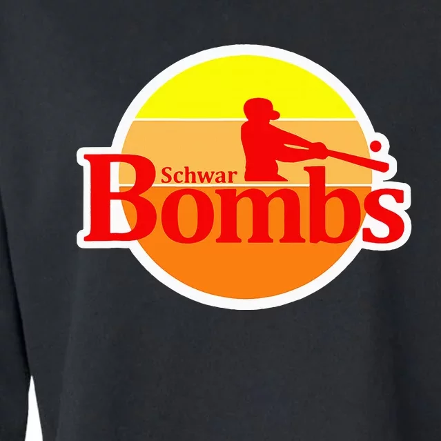 Schwar Bombs Cropped Pullover Crew