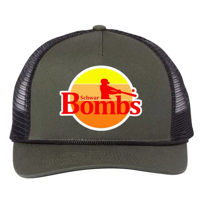 Schwar Bombs Retro Rope Trucker Hat Cap