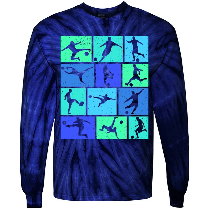 Soccer Boy Tie-Dye Long Sleeve Shirt