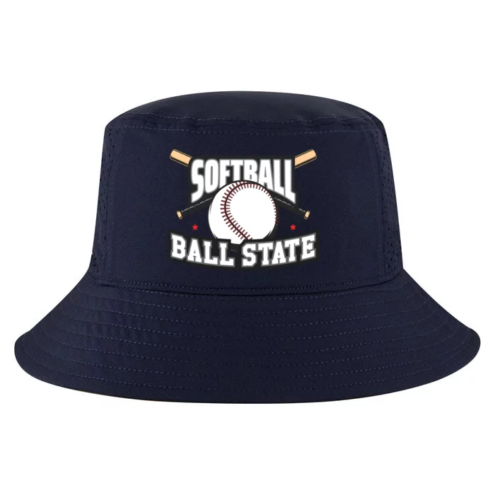 Softball Ball State Cool Comfort Performance Bucket Hat