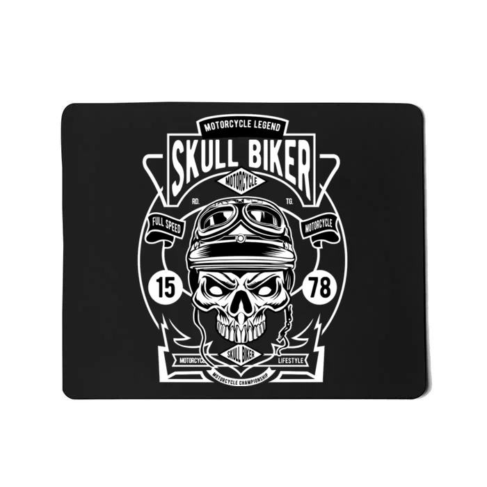 Skull Biker Mousepad