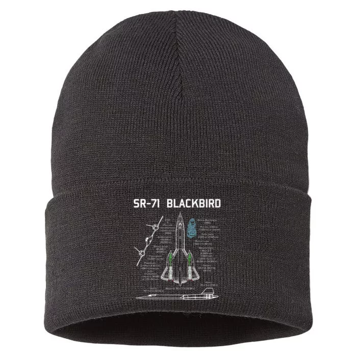 SR71 Blackbird SpecsSR71 Blackbird Premium Sustainable Knit Beanie