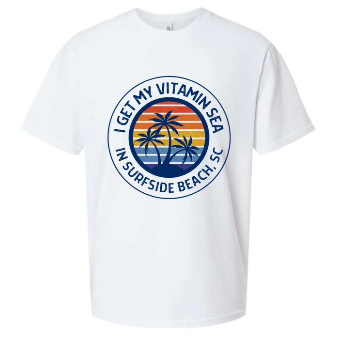 Surfside Beach Sc Surfside Beach South Carolina Vacation Sueded Cloud Jersey T-Shirt