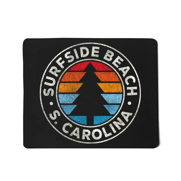 Surfside Beach South Carolina Sc Vintage Graphic Retro 70s Mousepad