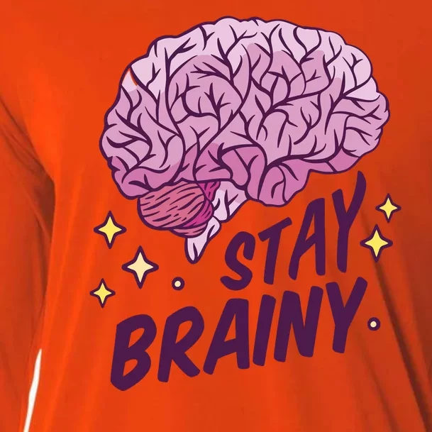 Stay Brainy Cooling Performance Long Sleeve Crew