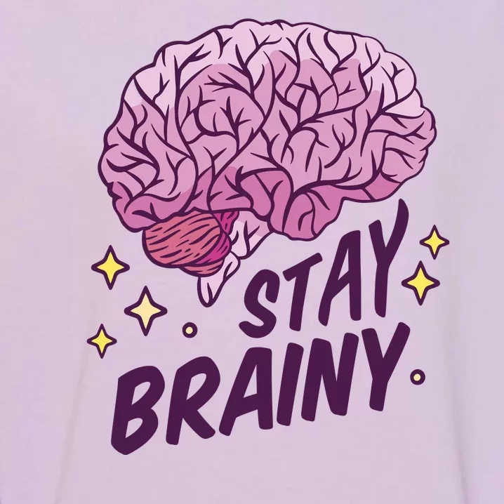 Stay Brainy Garment-Dyed Sweatshirt