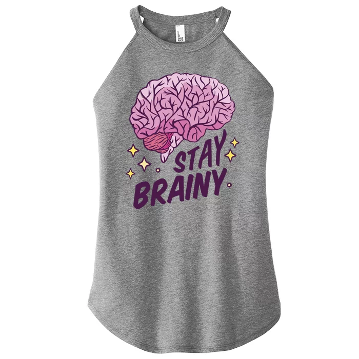 Stay Brainy Women’s Perfect Tri Rocker Tank