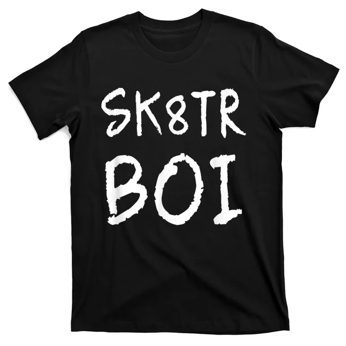 Skater Boi Sk8tr Boy For Skateboard Riders T-Shirt