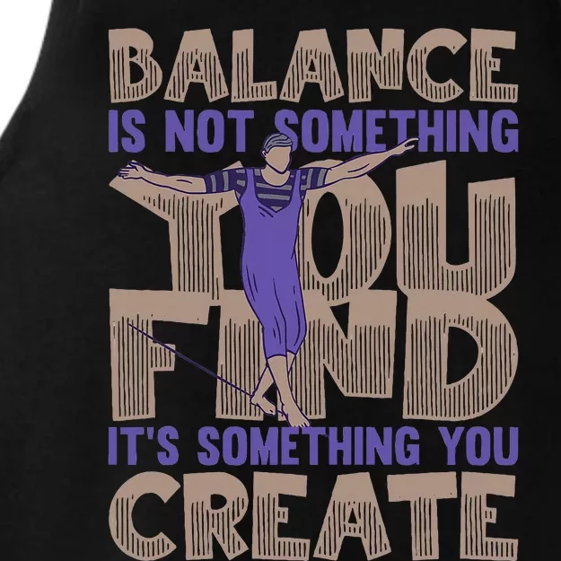 Slackliners Balance Slacklining Ladies Tri-Blend Wicking Tank