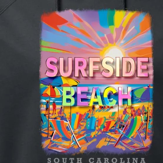 Surfside Beach South Carolina Sc Beachside Bliss Sd285 Performance Fleece Hoodie