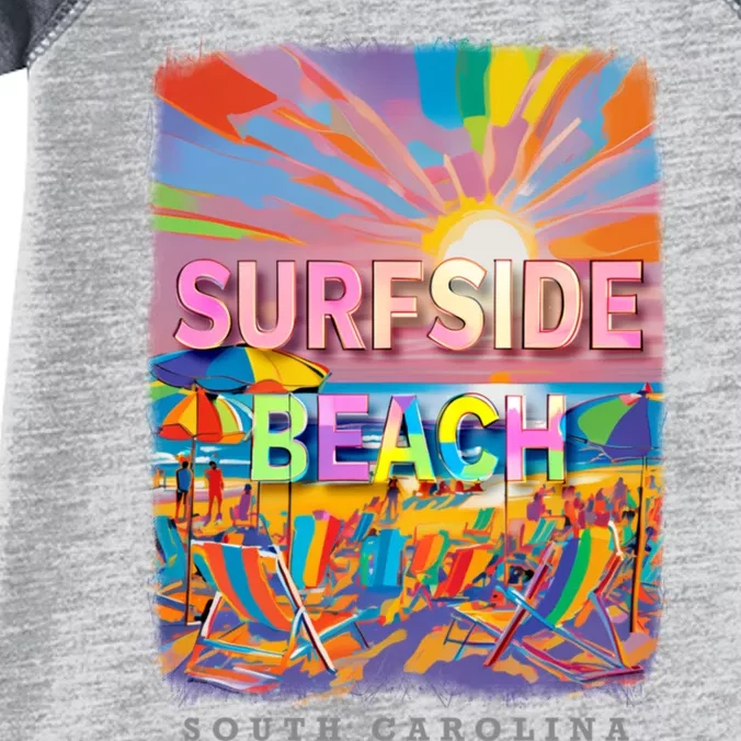 Surfside Beach South Carolina Sc Beachside Bliss Sd285 Infant Baby Jersey Bodysuit