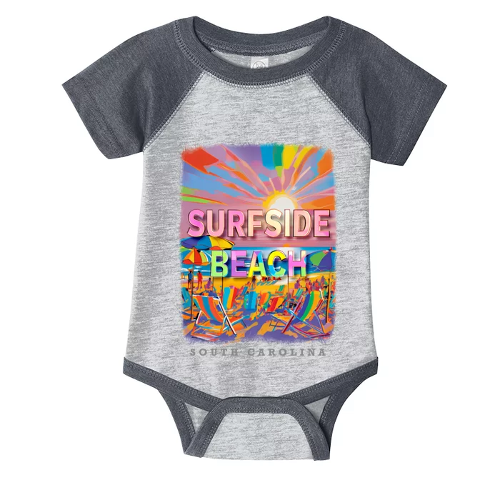 Surfside Beach South Carolina Sc Beachside Bliss Sd285 Infant Baby Jersey Bodysuit