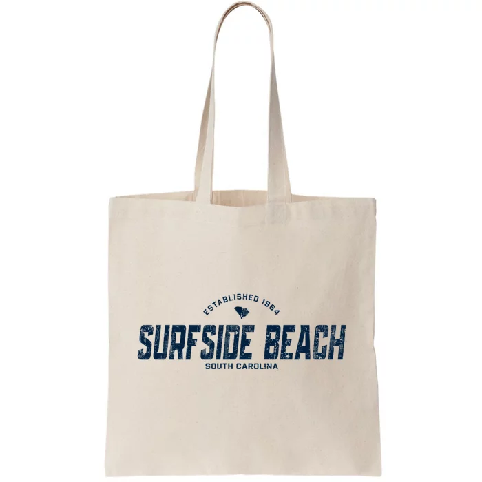 Surfside Beach South Carolina Sc Vintage Athletic Tote Bag