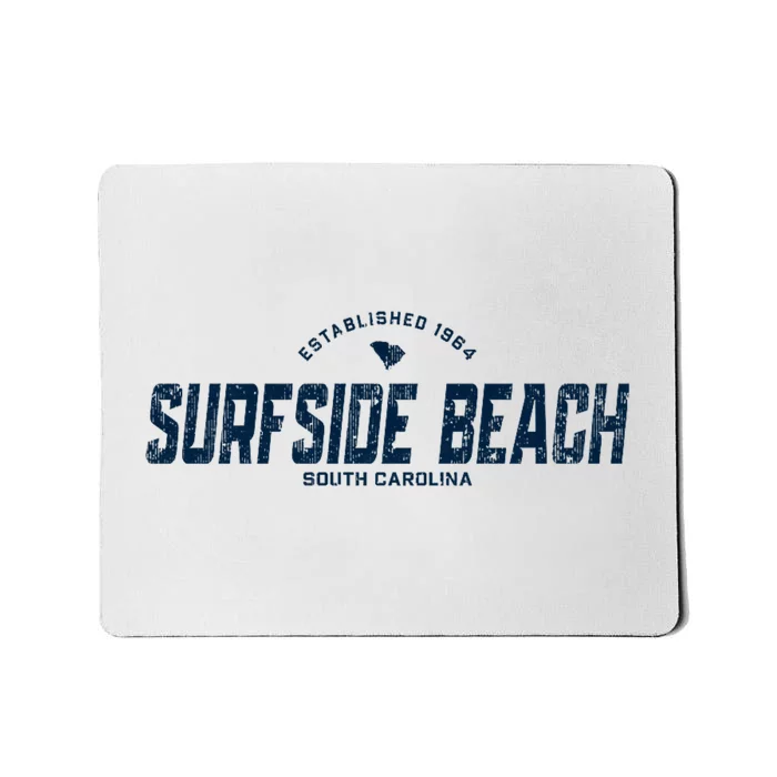 Surfside Beach South Carolina Sc Vintage Athletic Mousepad