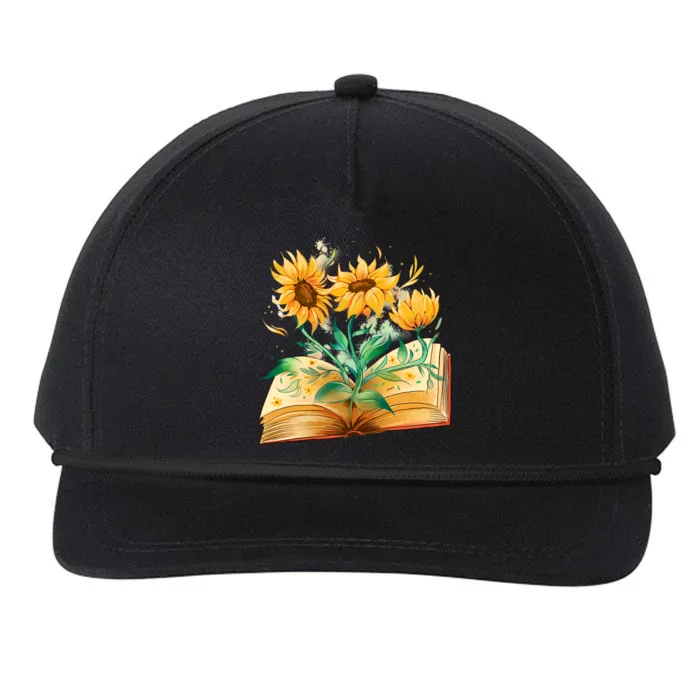 Sunflower Book Snapback Five-Panel Rope Hat