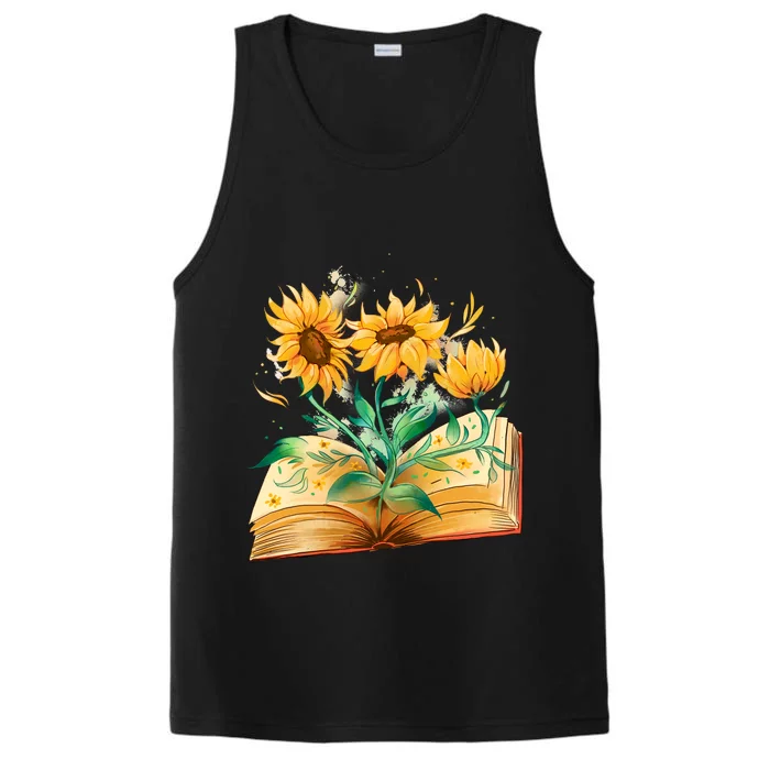 Sunflower Book Performance Tank