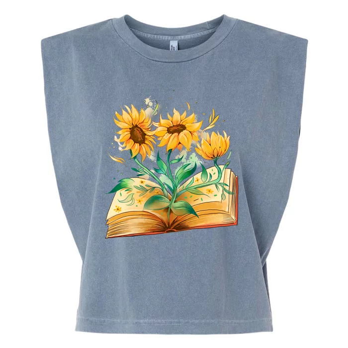 Sunflower Book Garment-Dyed Women's Muscle Tee