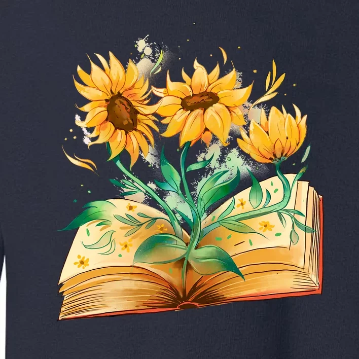 Sunflower Book Toddler Sweatshirt