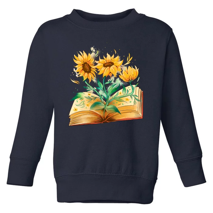 Sunflower Book Toddler Sweatshirt