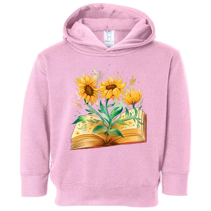 Sunflower Book Toddler Hoodie