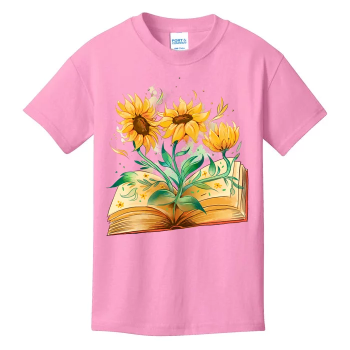 Sunflower Book Kids T-Shirt