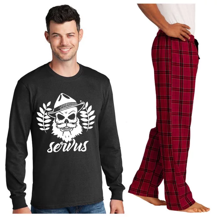 Servus Bavaria Skull Long Sleeve Pajama Set