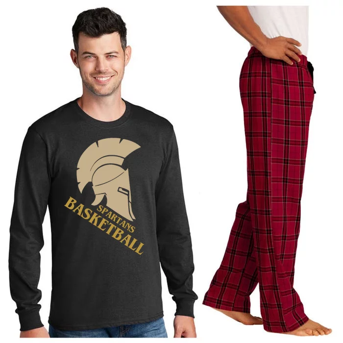 Spartans Basketball Long Sleeve Pajama Set