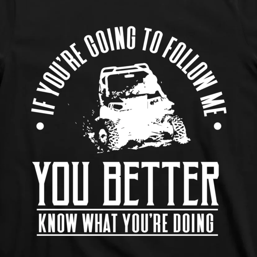 Side By Side Sxs Utility Terrain Vehicle Utv Rov Lover Gift T-Shirt