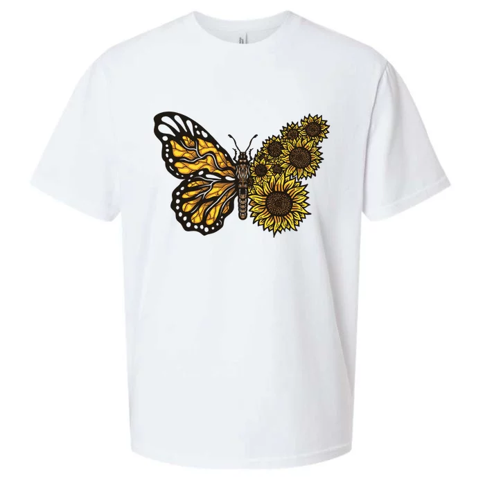 Sunflower Butterfly Sueded Cloud Jersey T-Shirt