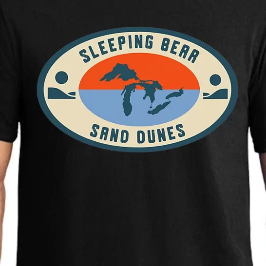 Sleeping Bear Sand Dunes Michigan Michigander Great Lakes Pajama Set