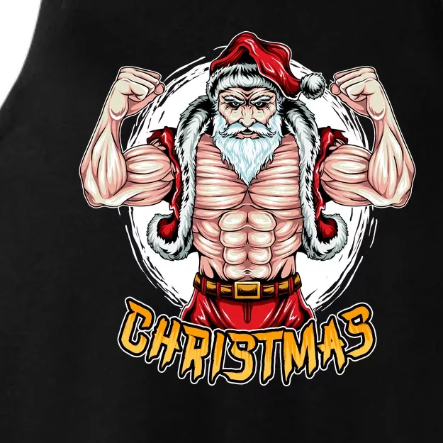 Santa Beast Ladies Tri-Blend Wicking Tank