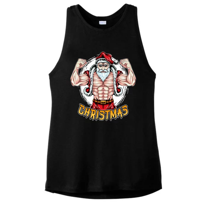 Santa Beast Ladies Tri-Blend Wicking Tank