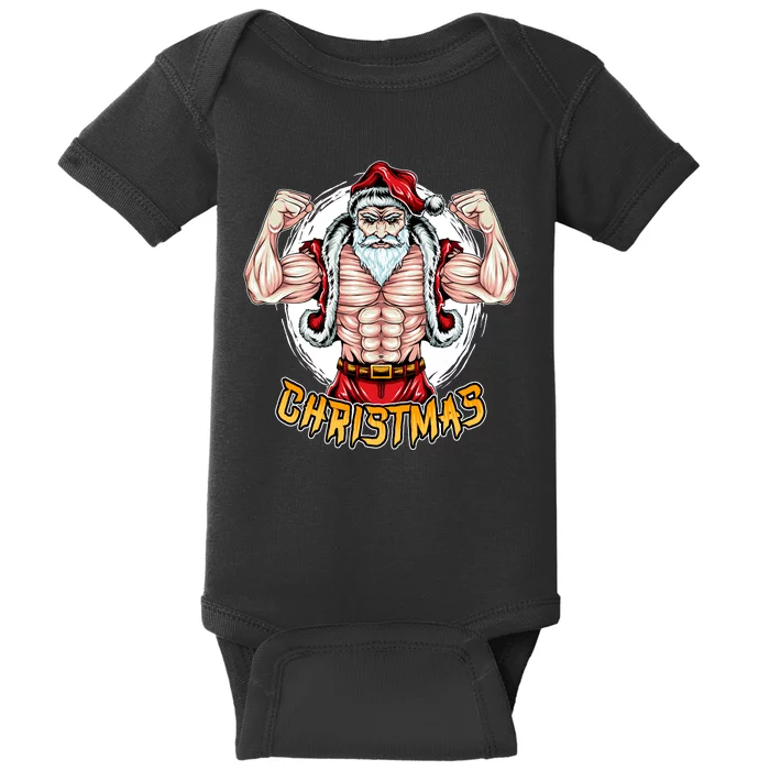 Santa Beast Baby Bodysuit