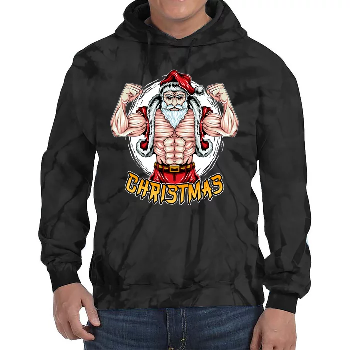 Santa Beast Tie Dye Hoodie