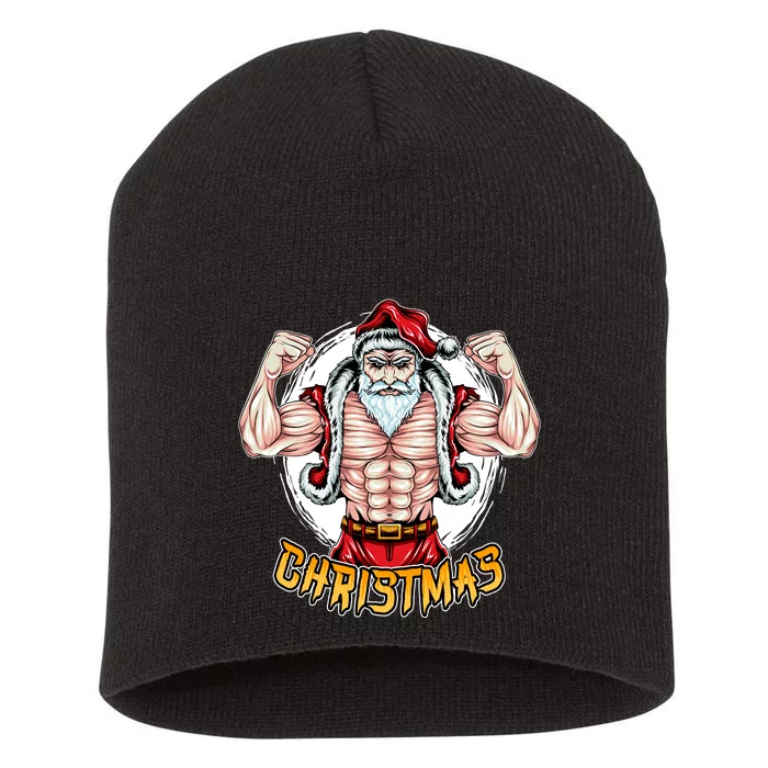 Santa Beast Short Acrylic Beanie